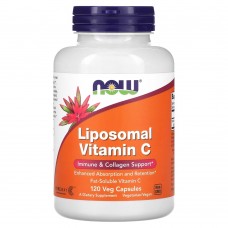 Липосомальный витамин C NOW Liposomal Vitamin C, 120 вегакапсул