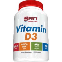 Витамины и минералы SAN Vitamin D3 1000 IU, 360 капсул СРОК 12.25 Витамины и минералы SAN Vitamin D3 1000 IU, 360 капсул СРОК 12.25