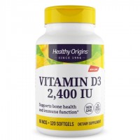 Витамины и минералы Healthy Origins Vitamin D3 2400 IU, 120 капсул Витамины и минералы Healthy Origins Vitamin D3 2400 IU, 120 капсул