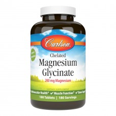 Carlson Labs Chelated Magnesium Glycinate, 180 таблеток Carlson Labs Chelated Magnesium Glycinate, 180 таблеток