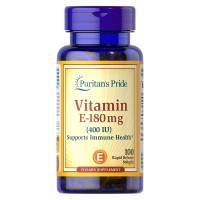 Puritan's Pride Vitamin E 400 IU (180 mg), 100 капсул Puritan's Pride Vitamin E 400 IU (180 mg), 100 капсул