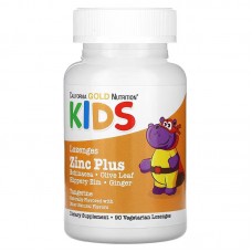 Витамины и минералы California Gold Nutrition Zinc Plus Lozenge For Children, 90 жевательных таблеток Мандарин Витамины и минералы California Gold Nutrition Zinc Plus Lozenge For Children, 90 жевательных таблеток Мандарин