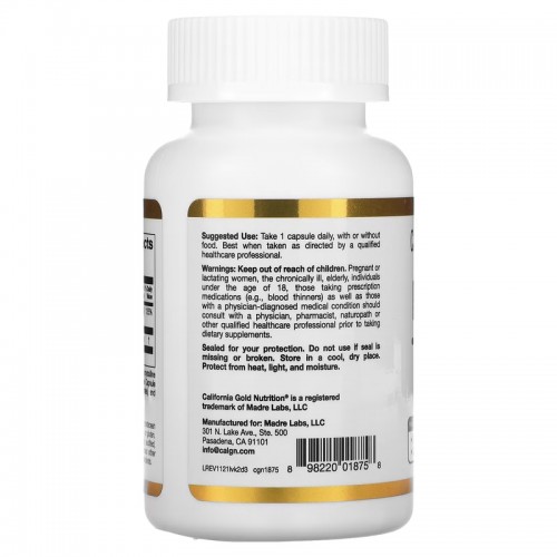 California Gold Nutrition Витамины и минералы California Gold Nutrition Liposomal Vitamin K2+ D3, 60 вегакапсул CN14429 California Gold Nutrition Витамины и минералы California Gold Nutrition Liposomal Vitamin K2+ D3, 60 вегакапсул CN14429