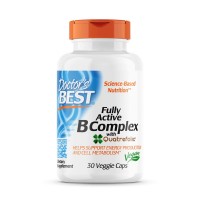 Витамины и минералы Doctor's Best Fully Active B Complex, 30 вегакапсул СРОК 02.26 Витамины и минералы Doctor's Best Fully Active B Complex, 30 вегакапсул СРОК 02.26
