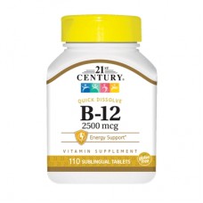 Витамины и минералы 21st Century Vitamin B12 2500 mcg, 110 таблеток