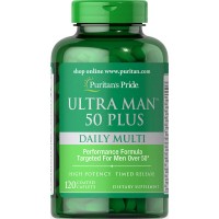 Витамины и минералы Puritan's Pride Ultra Vita Man 50 Plus, 120 каплет Витамины и минералы Puritan's Pride Ultra Vita Man 50 Plus, 120 каплет
